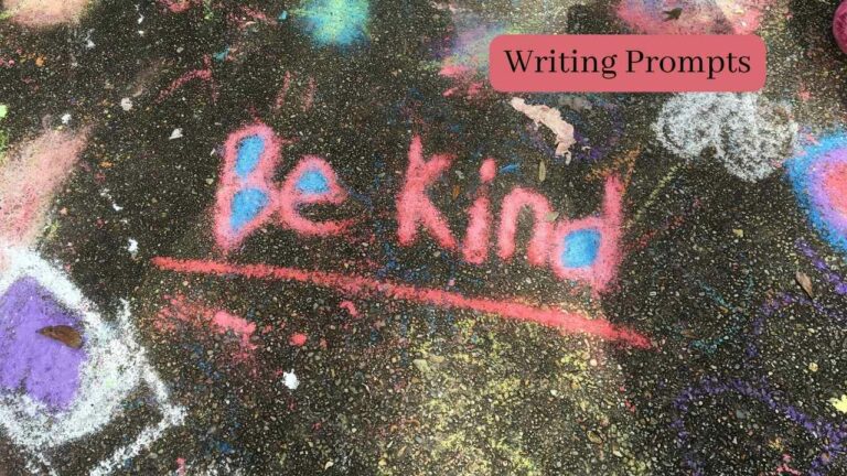 kindness creative writing prompt