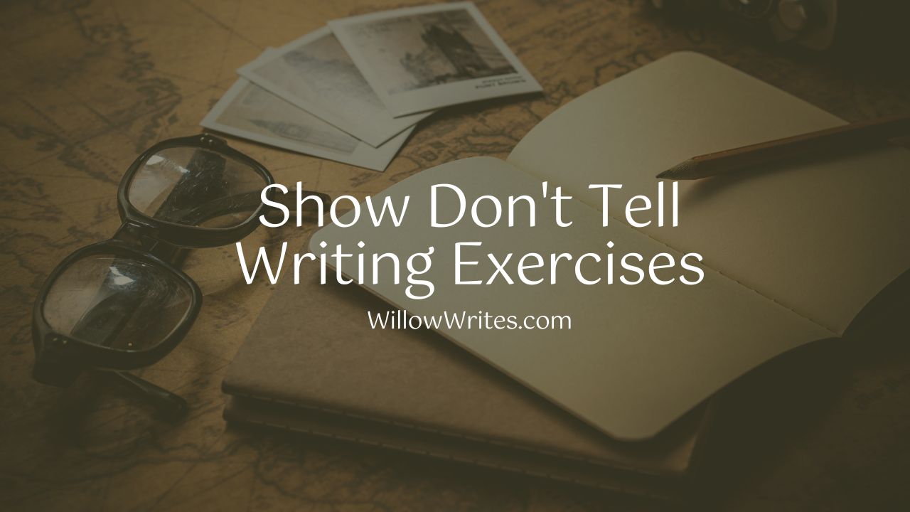 Show don't tell writing exercises like these are a great way to improve your writing, and they're also fun!